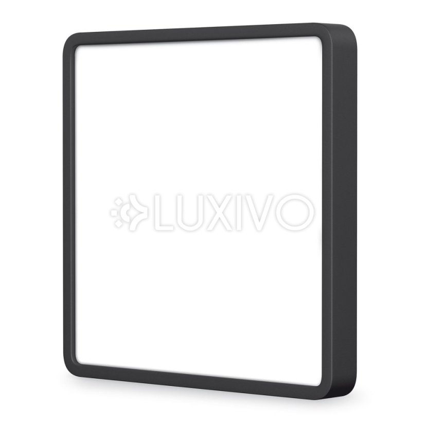 LED stropné svietidlo na povrchovú montáž 20W 2500lm 4000K neutrálna čierna Videx