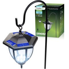 Solárna záhradná lampa LED Dendra lampa vonkajšia 78cm 6500K IP44 LUMILED