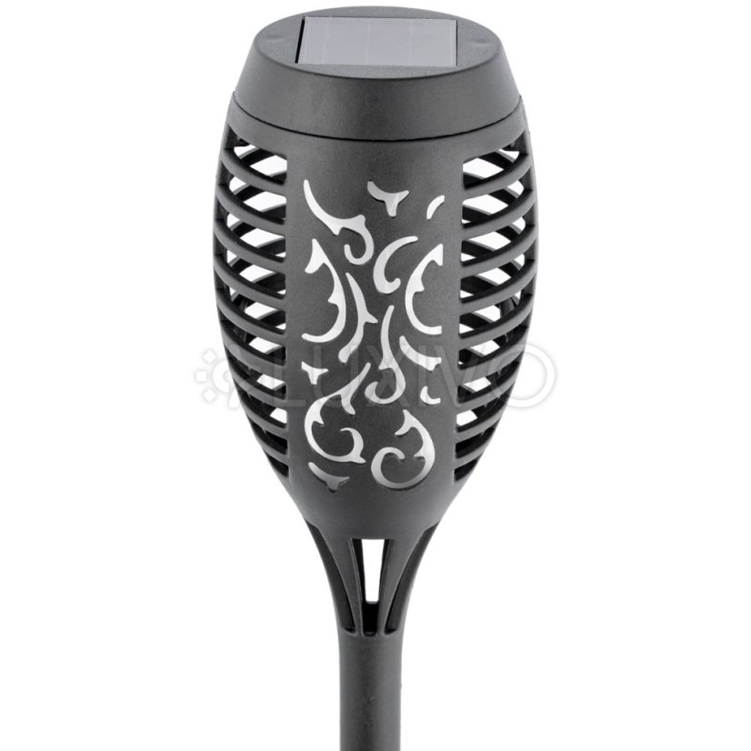 LED IGNIS Solárne záhradné svietidlo s efektom plameňa 50 cm LUMILED