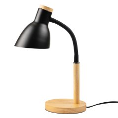 Stolová lampa školská kresliarska dekoratívna E27 NIKO čierna Lumiled