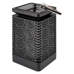 Záhradný lampáš LED Solar Decorative Flame Square 17cm