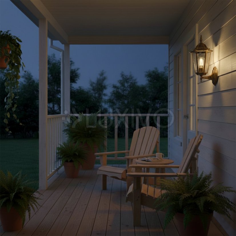 Vonkajšie svietidlo E27 Záhradná nástenná lampa Patina BELLIS LUMILED