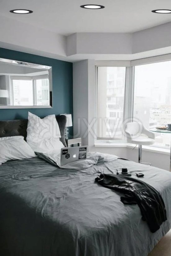 Plafond LED panel 24W 4000K 1920lm 29cm Round Flush Mount Black ECOLIGHT