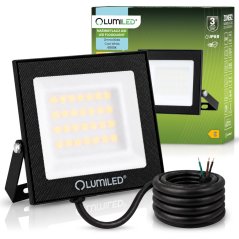 Reflektor LED ZONER2 20W 2000lm 6500K IP65 čierny LUMILED