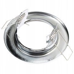 Svietidlo HALOGEN Pod omietku Pevné okrúhle ARDALI Chrómový plech MR16 GU10