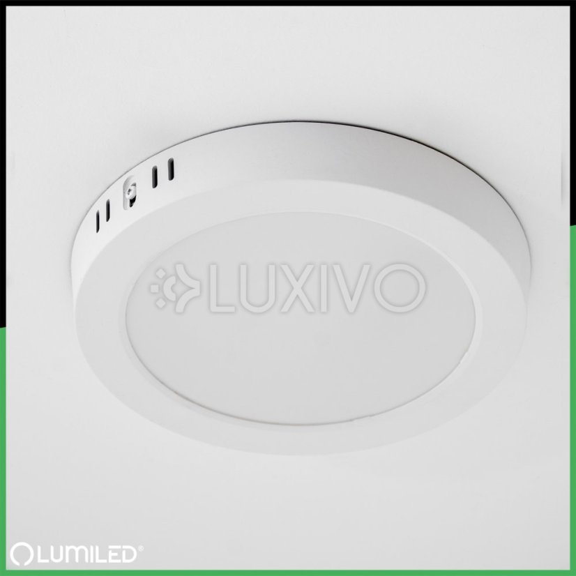 Povrchová montáž LED stropného svietidla 18W Kruhové svietidlo 4000K GLOW White LUMILED
