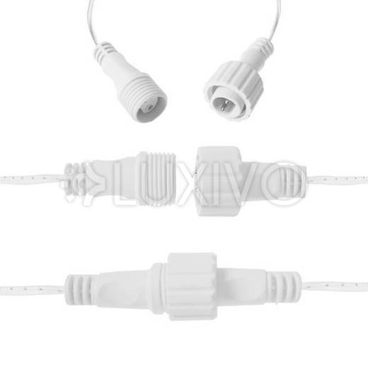 Vianočná led svetelná záclona vonkajšia flash - 1500led - 60m - studená biela / studená biela