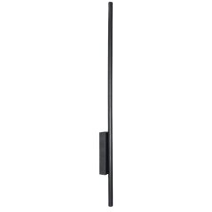 LED nástenné svietidlo LUNA BLACK Metal 120cm moderný štýl IP54