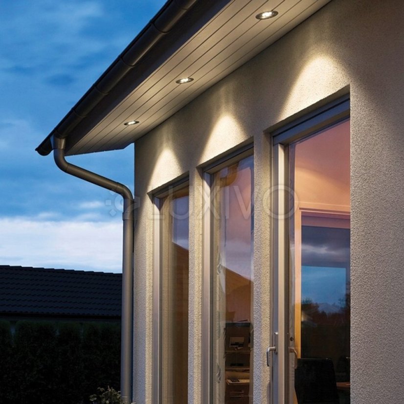 Svietidlo HALOGEN GU10 MR16 Round Black CASSIO LUMILED na zapustenú montáž