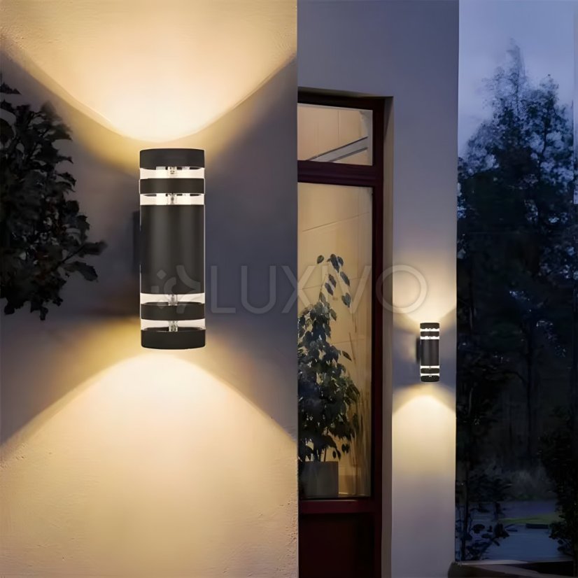 Záhradné nástenné svietidlo 2x E27 12W LED Upstairs Downstairs RINGO LUMILED