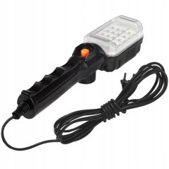Pracovná baterka LED 12W 6500K studená 5m kábel čierna Masterled