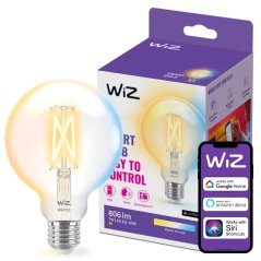 LED žiarovka E27 Sphere G95 7W = 60W 806lm 2700-6500K TW FILAMENT Intelligent SMART WiFi Bluetooth App WiZ