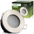 HALOGEN svietidlo na zapustenie do kúpeľne hermetické AQUS GU10 LUMILED Satin IP44 FIXED