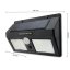 Solárne LED reflektory 5W 5500-6000K Studené IP65 Čierny Masterled pohybový senzor
