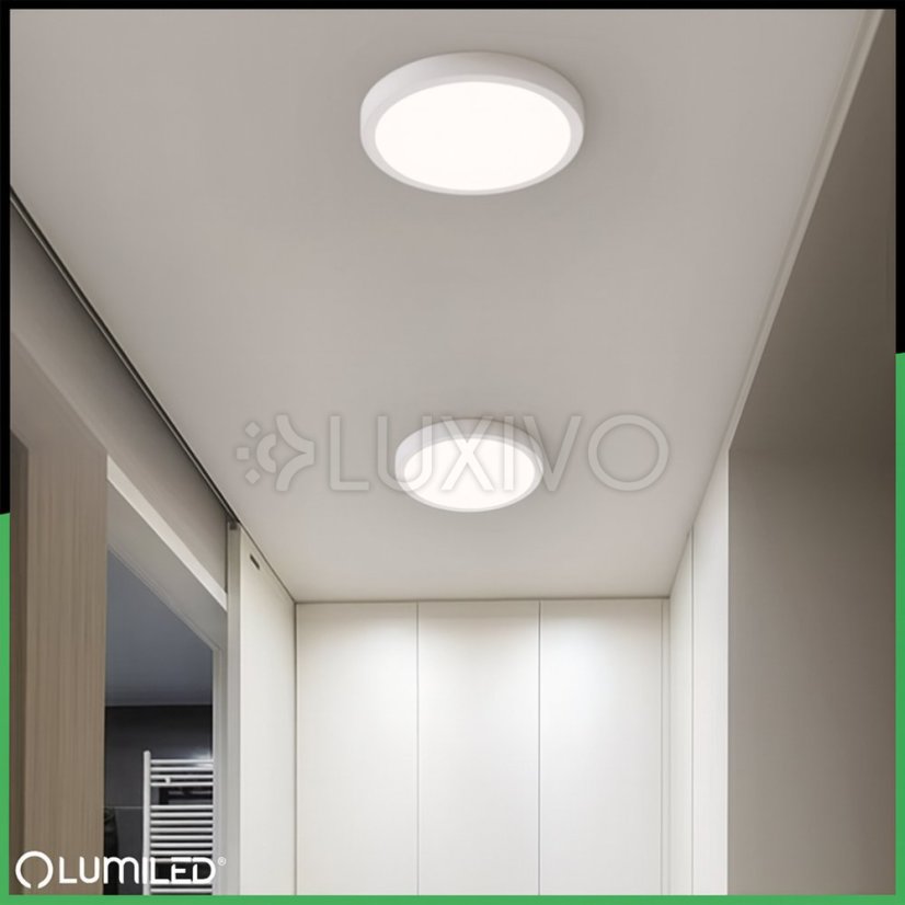 Povrchová montáž LED stropného svietidla 18W Kruhové svietidlo 4000K GLOW White LUMILED
