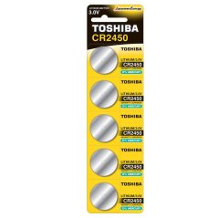 Špeciálna lítiová batéria TOSHIBA CR 2450 3V Blister 5ks