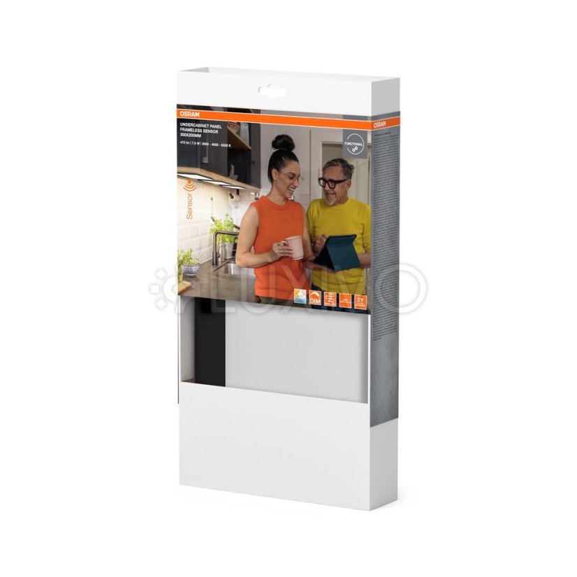 Lampa podskrinka LED pásik stmievateľný 7.5W 3000-6500K CCT 450lm so senzorom pohybu čierna Undercabinet Osram