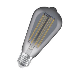 Dekoratívna LED žiarovka ST64 Edison E27 11W = 42W 500lm 1800K teplé 320° dymové vlákno stmievateľné Vintage 1906 Osram