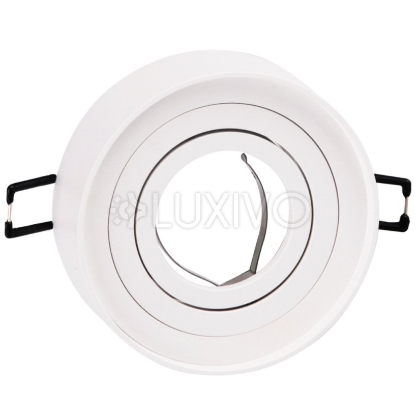 Zapustené stropné svietidlo MR16 GAJA Tuba Spot Round Movable White GOLDLUX