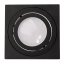 Povrchová montáž HALOGEN Pohyblivé svietidlo AMAT-M GU10 LUMILED Square Black 84mm