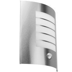 Vonkajšie nástenné svietidlo fasádne lampa E27 NIGELLA so senzorom pohybu a súmraku Lumiled
