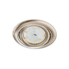 Halogénové svietidlo s pohyblivou žiarovkou GU10 - MR16 - OH15 Matný chróm Kobi