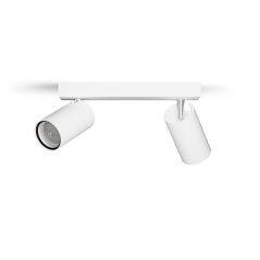 Reflektorové stropné svietidlo 2x GU10 IP44 Biele Kosipo Philips