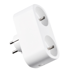 Dvojzásuvka inteligentná so spínačom 16A 3680W SMART WiFi Sanico Goldlux
