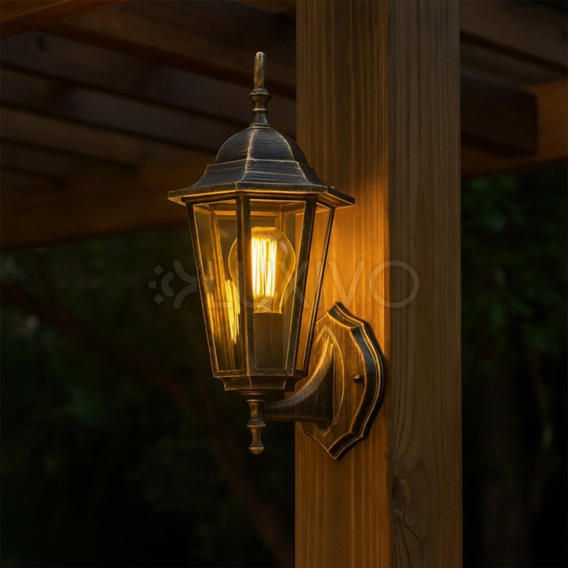 Vonkajšie svietidlo E27 Záhradná nástenná lampa Patina BELLIS LUMILED
