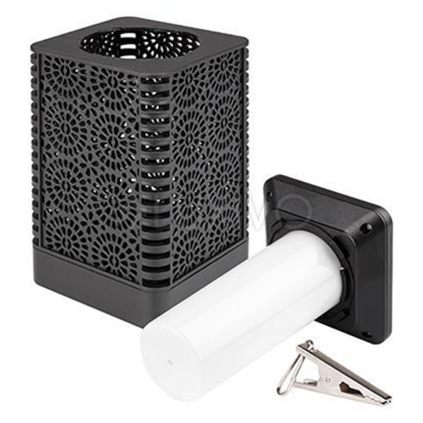 Záhradný lampáš LED Solar Decorative Flame Square 17cm