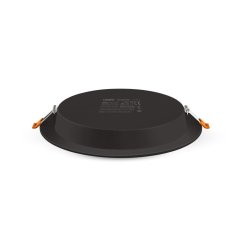 LED panel Zapustené svietidlo na zapustenú montáž 12W 1350lm 4000K Neutral Black Videx