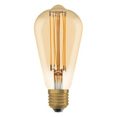 Dekoratívna LED žiarovka ST64 Edison E27 8,8W = 60W 806lm 2200K Warm 320° Filament Dimmable Vintage 1906 Osram