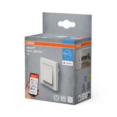 Programovateľný inteligentný nástenný vypínač biely Osram SMART WiFi Matter
