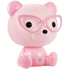 Dekoratívna lampička 2, 5W 59lm ružová stmievateľná macko Goldlux