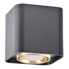 Spot GU10 Black Gold XENO Sanico Goldlux Svietidlo na povrchovú montáž