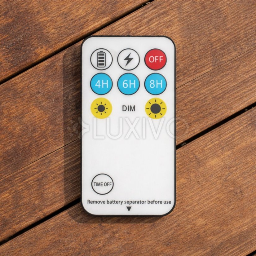 Solárna záhradná girlanda 15x LED plameň dekoratívne svetielka 15m 1800K teplá FLAME LUMILED