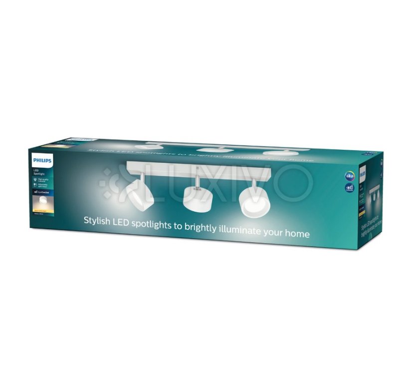 LED reflektorové stropné svietidlo 16,5 W 1650 lm 2700K White Brother Philips