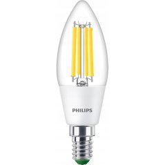 LED žiarovka E14 B35 2,3W = 40W 485lm 4000K Neutrálne vlákno PHILIPS Ultra Efficient