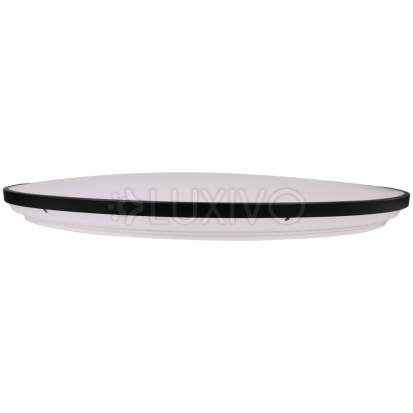 Plafón LED svietidlo stropné 80W 9200lm CCT 120° biely čierny diaľkový ovládač stmievateľná Kern Sanico Goldlux