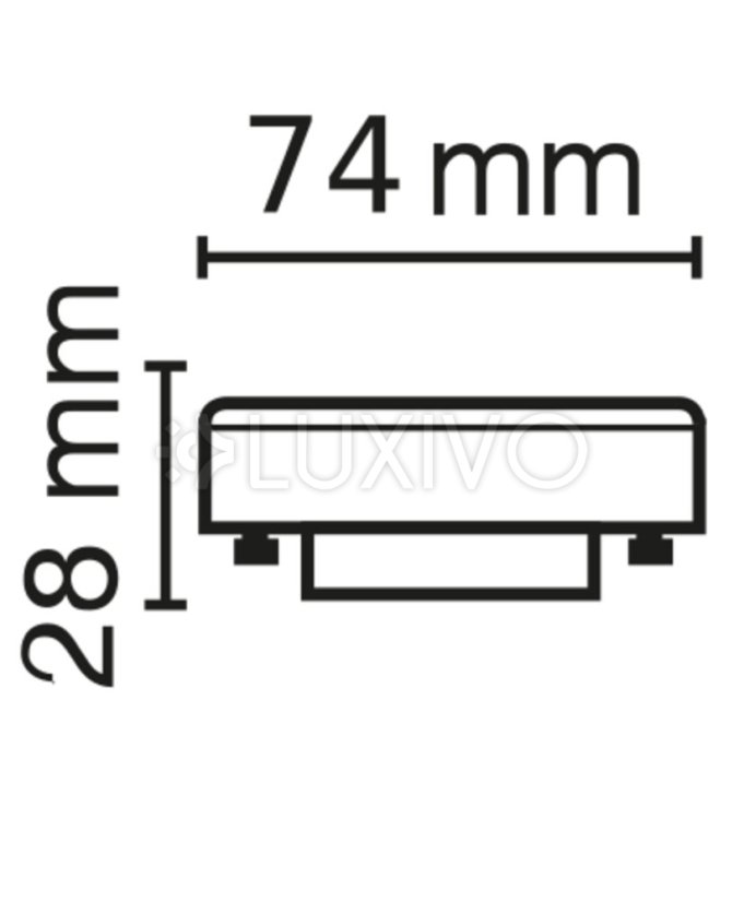 Žiarovka LED GX53 reflektor 13W = 99W 1500lm 6500K studená 120° VALUE Osram