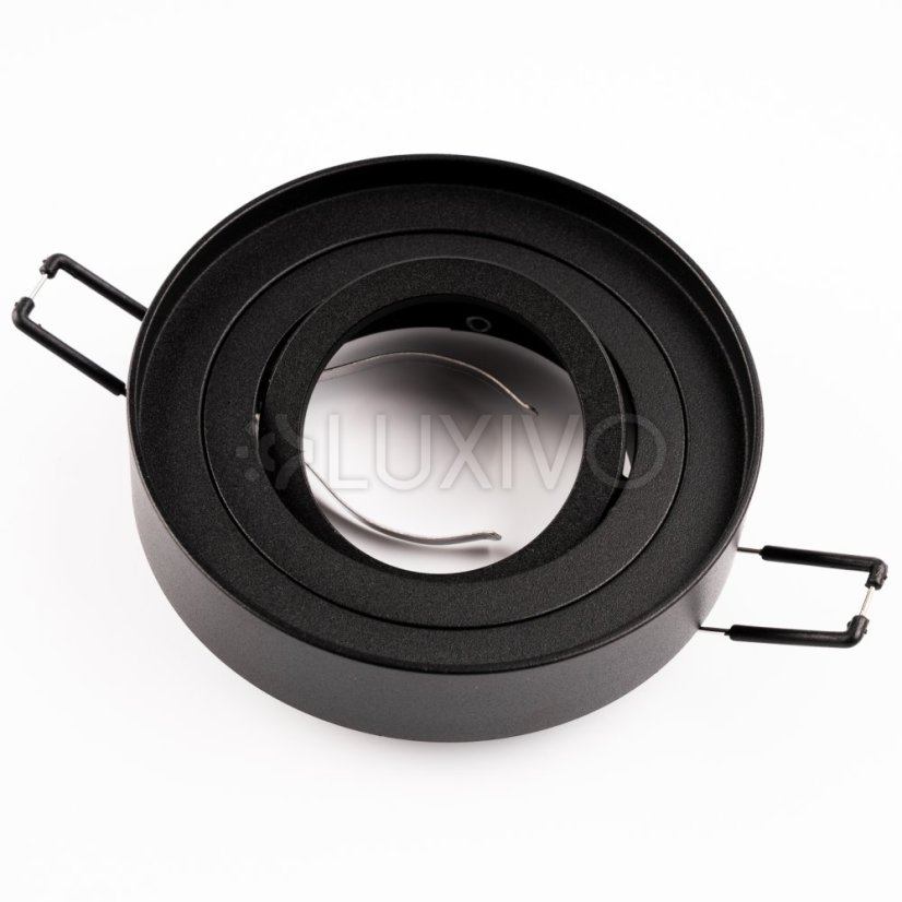 Svietidlo HALOGEN TUBA SPOT na zapustenú montáž Midi GU10 Lumiled Round Black 20mm