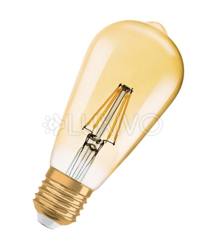 LED žiarovka E27 6,5W 725lm 2400K Warm OSRAM Vintage 1906 Stmievateľná