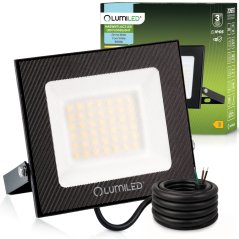 Reflektor LED ZONER2 30W 3000lm 6500K IP65 čierny LUMILED