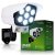 Solárna záhradná lampa LED kamera atrapa LEMER 6500K IP44 Lumiled
