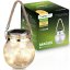 Solárna záhradná lampa LED MAGUS 3000K lampáš lucerna na batérie guľa sklenená pohár LUMILED
