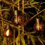 Solárna lampa LED lampáš guľa záhradná IP44 1800K LUMILED