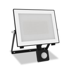 LED reflektor 50W 5400lm 5000K IP65 so senzorom pohybu a súmraku čierny Lois Philips