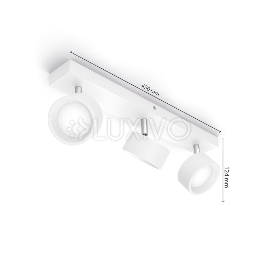 LED reflektorové stropné svietidlo 16,5 W 1650 lm 2700K White Brother Philips