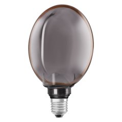 Dekoratívna LED žiarovka G130 guľa E27 4W = 12W 110lm 1800K teplá 330° dymová filament stmievateľná vintage 1906 Osram