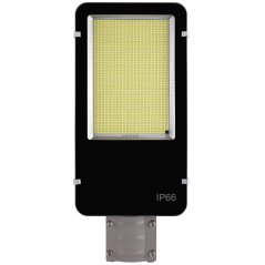 LED solárna pouličná lampa - 2000W - 6500K + diaľkové ovládanie - biela